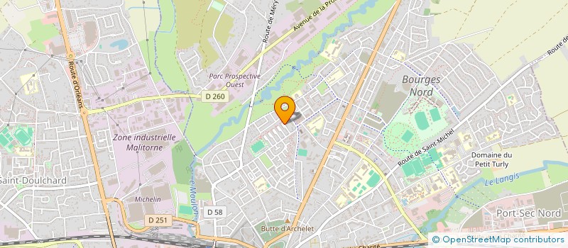 localisation de l'entreprise MONSIEUR MALYAR MAIDANWAL  BOURGES