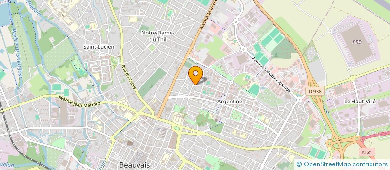 localisation de l'entreprise MONSIEUR MAMAD KONE  BEAUVAIS