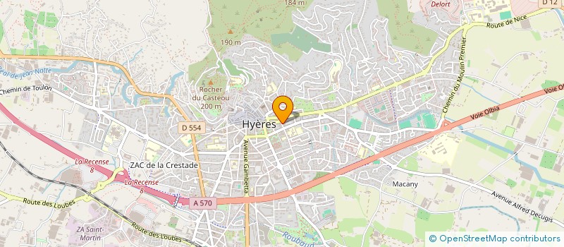 localisation de l'entreprise MONSIEUR MAMADI CAMARA  HYERES