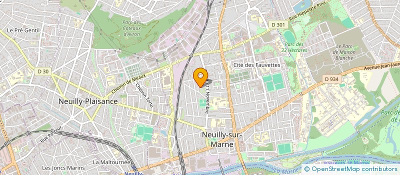 localisation de l'entreprise MONSIEUR MAMADI DIAKITE à NEUILLY-SUR-MARNE