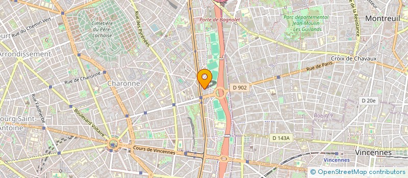 localisation de l'entreprise MONSIEUR MAMADI DOUKOURE  PARIS