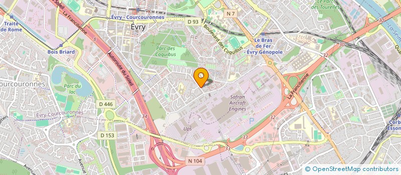 localisation de l'entreprise MONSIEUR MAMADI DOUMBOUYA  EVRY-COURCOURONNES