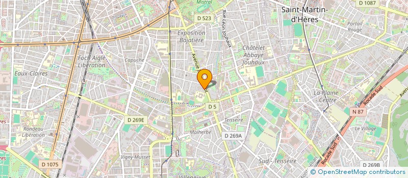 localisation de l'entreprise MONSIEUR MAMADI FOFANA  GRENOBLE