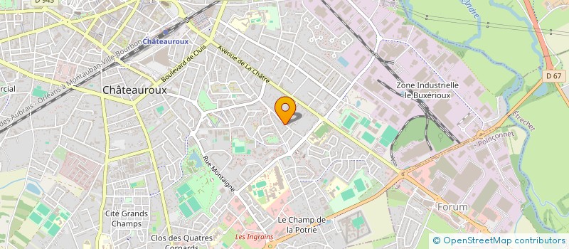 localisation de l'entreprise MONSIEUR MAMADI KABA à CHATEAUROUX