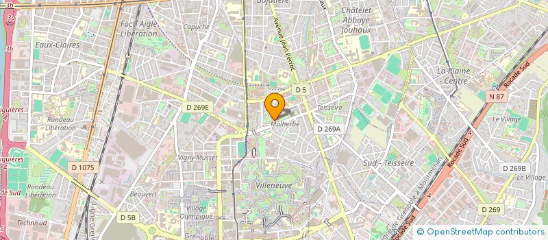 localisation de l'entreprise MONSIEUR MAMADI KEITA  GRENOBLE