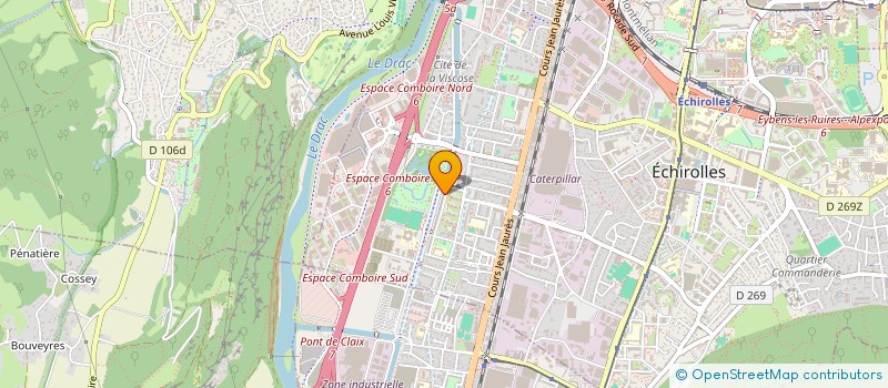 localisation de l'entreprise MONSIEUR MAMADI SANOH à ECHIROLLES