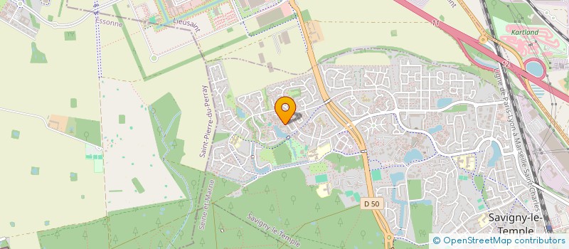 localisation de l'entreprise MONSIEUR MAMADI SISSOKO  SAVIGNY-LE-TEMPLE