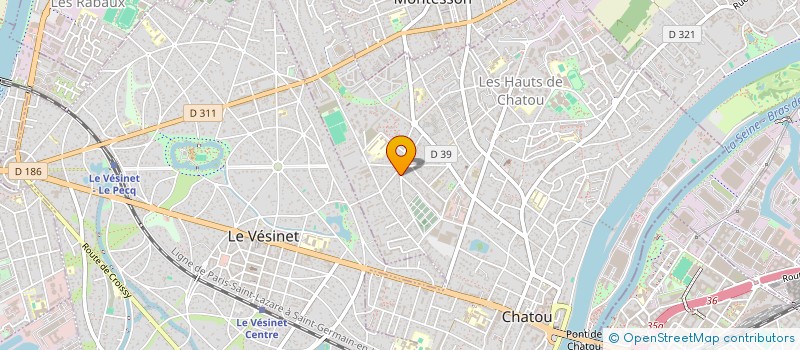 localisation de l'entreprise MONSIEUR MAMADI TRAORE  CHATOU