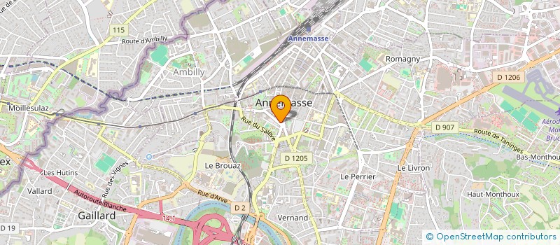 localisation de l'entreprise MONSIEUR MAMADIE MANE  ANNEMASSE