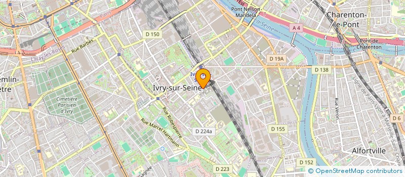 localisation de l'entreprise MONSIEUR MAMADO KONE  IVRY-SUR-SEINE