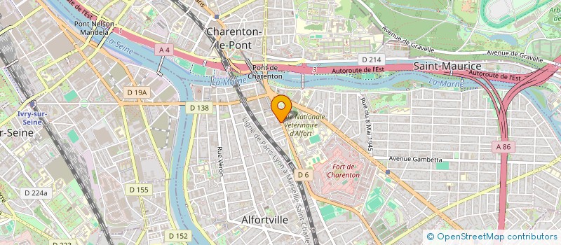 localisation de l'entreprise MONSIEUR MAMADOU A Y FAMARA SENE à MAISONS-ALFORT