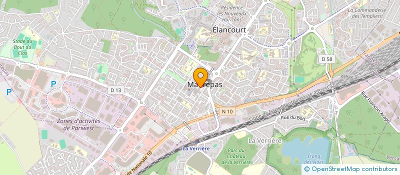 localisation de l'entreprise MONSIEUR MAMADOU ABDOULAYE DIOP  MAUREPAS