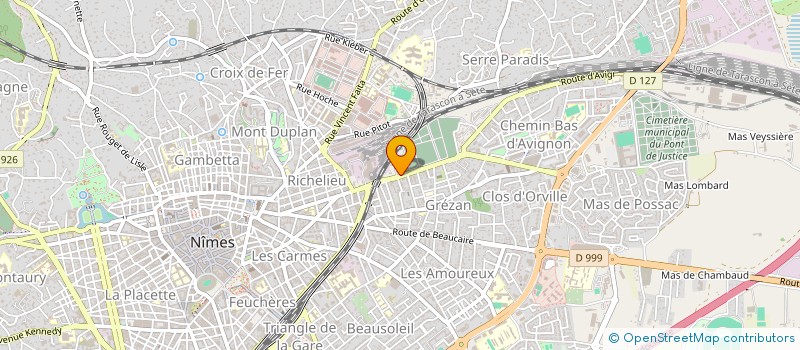 localisation de l'entreprise MONSIEUR MAMADOU ALPHA BAH  NIMES