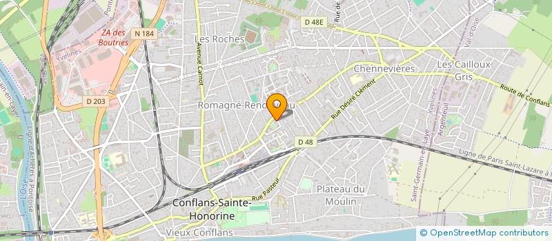 localisation de l'entreprise MONSIEUR MAMADOU ALPHA DIALLO  CONFLANS-SAINTE-HONORINE