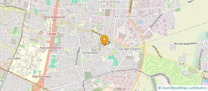 localisation de l'entreprise MONSIEUR MAMADOU BA à BRON