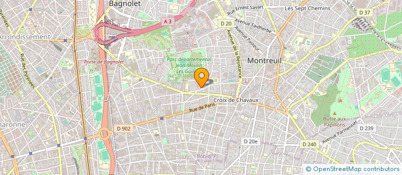localisation de l'entreprise MONSIEUR MAMADOU BA à MONTREUIL
