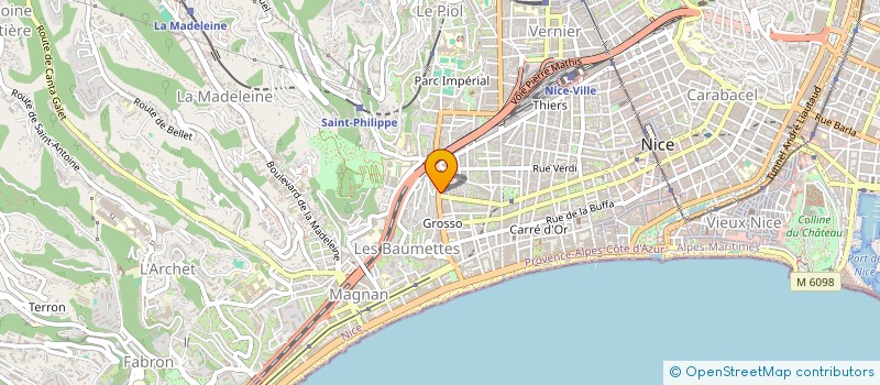 localisation de l'entreprise MONSIEUR MAMADOU BA HAMIDOU à NICE