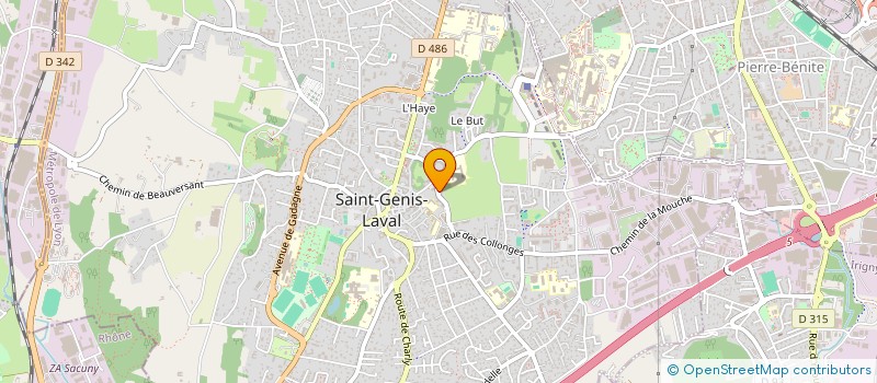 localisation de l'entreprise MONSIEUR MAMADOU BADJI à SAINT-GENIS-LAVAL