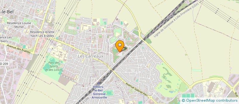 localisation de l'entreprise MONSIEUR MAMADOU BAH  GONESSE