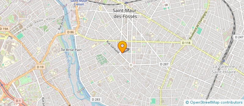 localisation de l'entreprise MONSIEUR MAMADOU BAH à SAINT-MAUR-DES-FOSSES