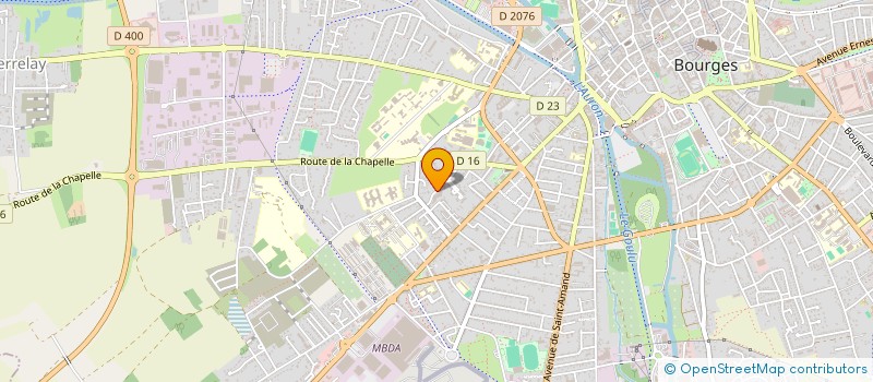 localisation de l'entreprise MONSIEUR MAMADOU BAH  BOURGES