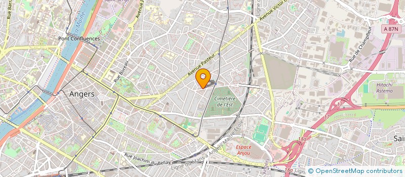 localisation de l'entreprise MONSIEUR MAMADOU BAH à ANGERS