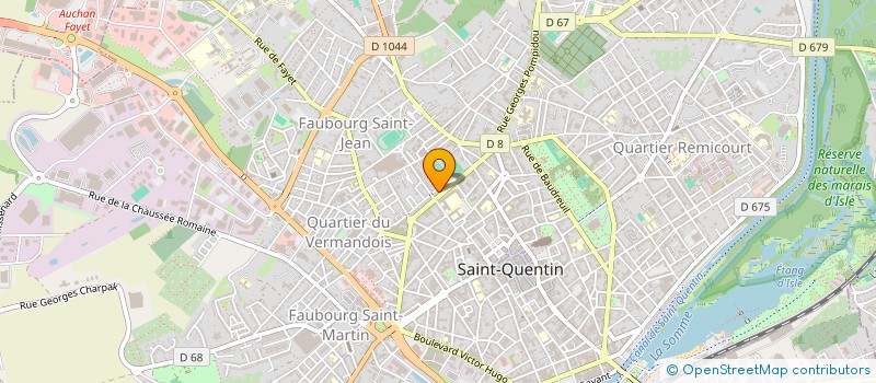 localisation de l'entreprise MONSIEUR MAMADOU BAH à SAINT-QUENTIN