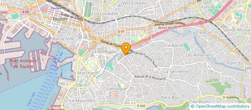 localisation de l'entreprise MONSIEUR MAMADOU BAH à NICE