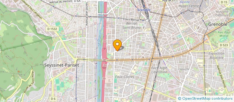 localisation de l'entreprise MONSIEUR MAMADOU BAH  GRENOBLE