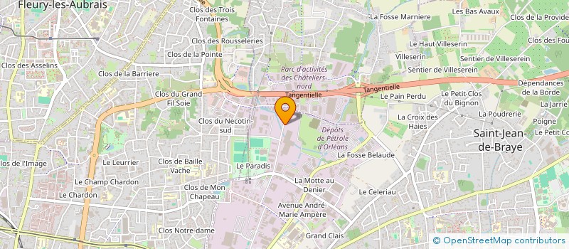 localisation de l'entreprise MONSIEUR MAMADOU BAH  ORLEANS