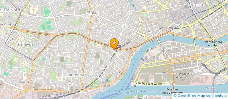 localisation de l'entreprise MONSIEUR MAMADOU BAH à NANTES