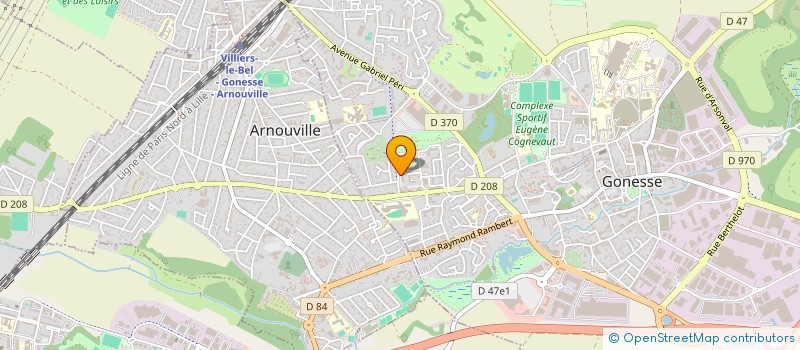 localisation de l'entreprise MONSIEUR MAMADOU BAH à GONESSE