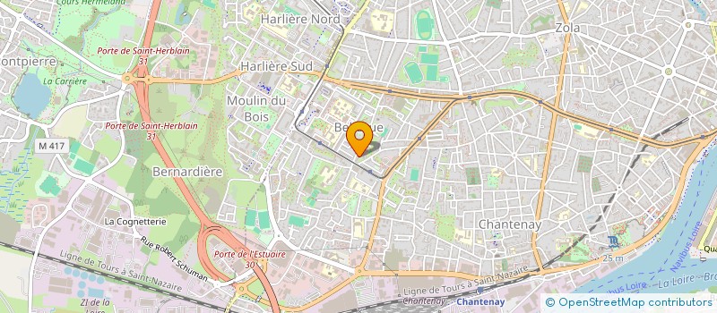 localisation de l'entreprise MONSIEUR MAMADOU BAH à NANTES