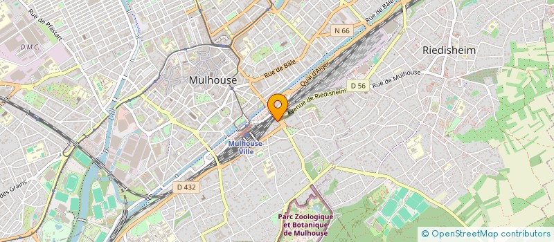 localisation de l'entreprise MONSIEUR MAMADOU BAH  MULHOUSE