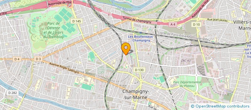 localisation de l'entreprise MONSIEUR MAMADOU BAH à CHAMPIGNY-SUR-MARNE