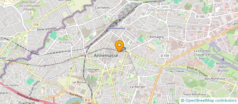 localisation de l'entreprise MONSIEUR MAMADOU BAH à ANNEMASSE