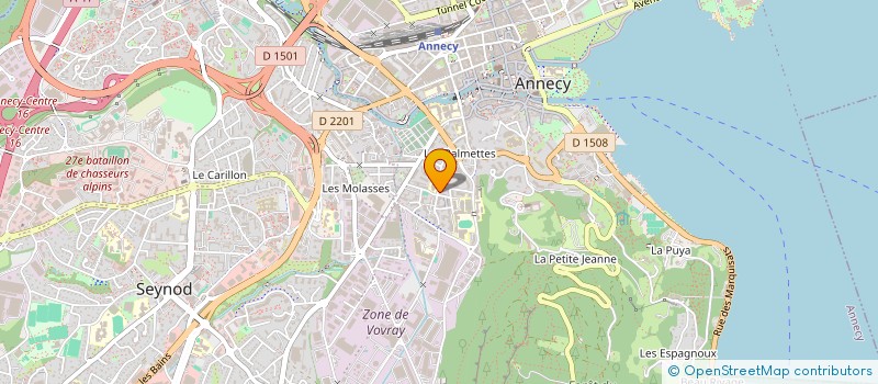 localisation de l'entreprise MONSIEUR MAMADOU BAH  ANNECY