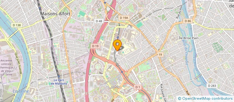 localisation de l'entreprise MONSIEUR MAMADOU BAH  CRETEIL