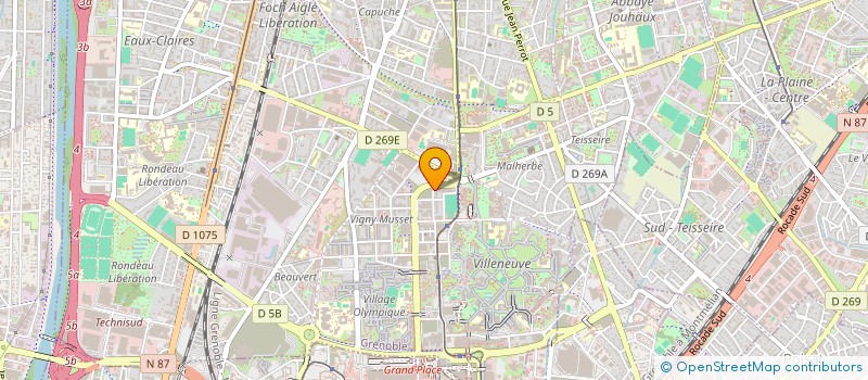 localisation de l'entreprise MONSIEUR MAMADOU BAH  GRENOBLE