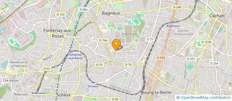localisation de l'entreprise MONSIEUR MAMADOU BAKAYOKO à BAGNEUX