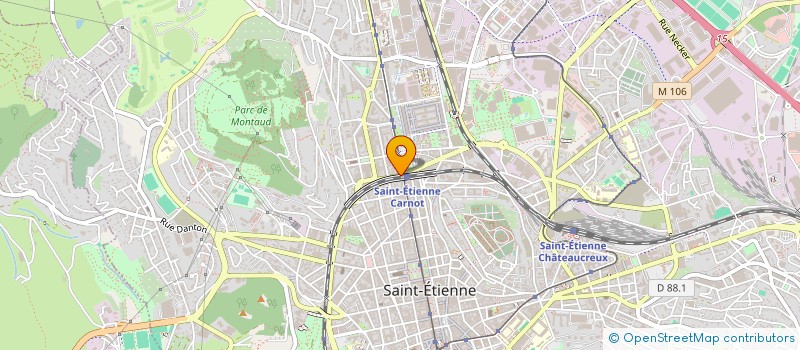 localisation de l'entreprise MONSIEUR MAMADOU BALDE  SAINT-ETIENNE