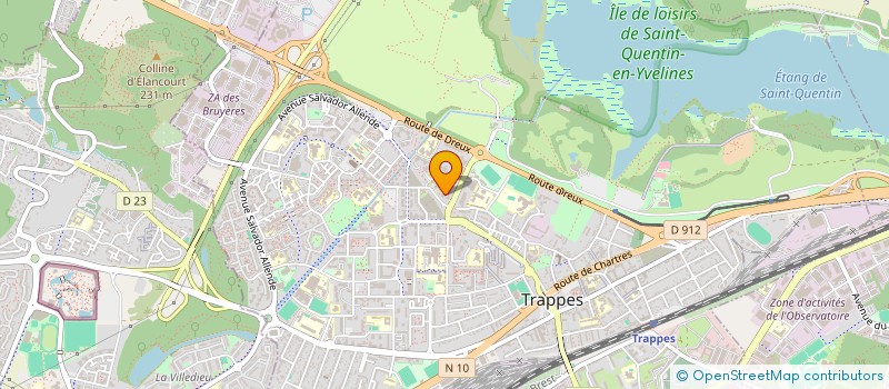 localisation de l'entreprise MONSIEUR MAMADOU BALDE  TRAPPES