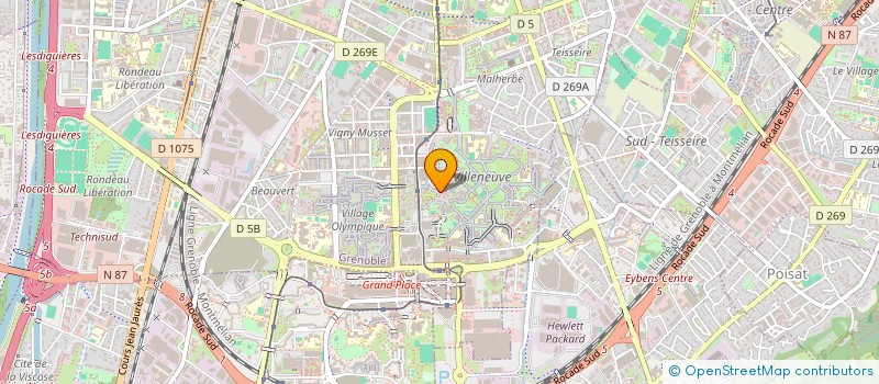 localisation de l'entreprise MONSIEUR MAMADOU BALDE  GRENOBLE