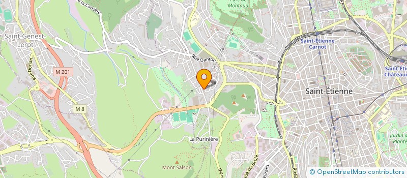 localisation de l'entreprise MONSIEUR MAMADOU BALDE  SAINT-ETIENNE