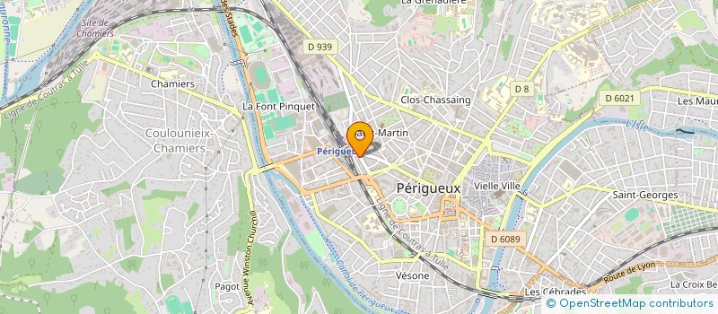 localisation de l'entreprise MONSIEUR MAMADOU BALDE  PERIGUEUX