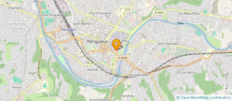 localisation de l'entreprise MONSIEUR MAMADOU BALDE  PERIGUEUX