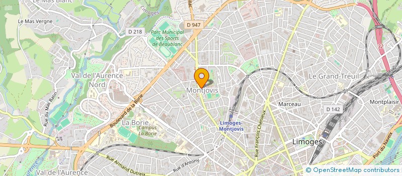 localisation de l'entreprise MONSIEUR MAMADOU BALDE à LIMOGES