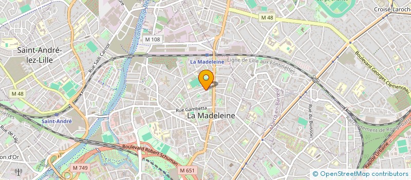 localisation de l'entreprise MONSIEUR MAMADOU BARRY à LA MADELEINE