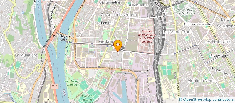 localisation de l'entreprise MONSIEUR MAMADOU BARRY  LYON