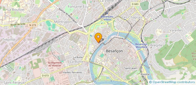 localisation de l'entreprise MONSIEUR MAMADOU BARRY  BESANCON